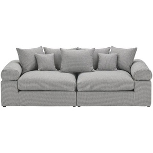smart Big Sofa  Lionore ¦ schwarz ¦ Maße (cm): B: 242 H: 86 T: 121.0