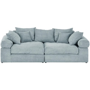 smart Big Sofa  Lionore ¦ türkis/petrol ¦ Maße (cm): B: 242 H: 86 T: 121