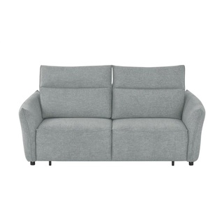 smart Big Sofa mit Funktion  Linda ¦ grau ¦ Maße (cm): B: 204 H: 78 T: 101.0
