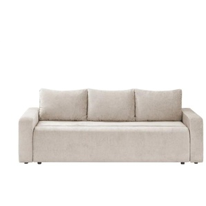 smart Big Sofa  mit Schlaffunktion Fania ¦ beige ¦ Maße (cm): B: 232 H: 85 T: 104.0