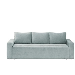smart Big Sofa mit Schlaffunktion Fania ¦ türkis/petrol ¦ Maße (cm): B: 232 H: 85 T: 104.0