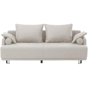 smart Sofa mit Schlaffunktion  Zamira ¦ beige ¦ Maße (cm): B: 218 H: 94 T: 97.0