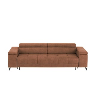 smart Big Sofa  Patricia ¦ braun ¦ Maße (cm): B: 250 H: 74 T: 108.0