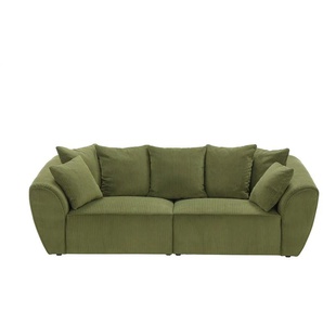 smart Big Sofa  Savita ¦ grün ¦ Maße (cm): B: 250 H: 81 T: 106.0
