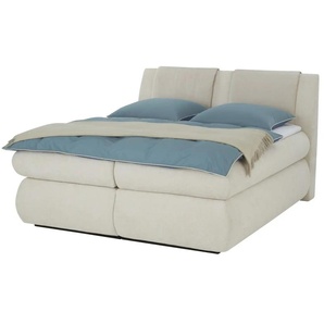 smart Boxspringbett mit Stauraum Premium | beige | 193 cm | 126 cm |