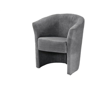 smart Cocktailsessel - grau - Materialmix - 70 cm - 77 cm - cm 56,0 | Möbel Kraft