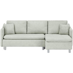 smart Ecksofa ausziehbar Bonamie ¦ grau ¦ Maße (cm): B: 225 H: 87 T: 145