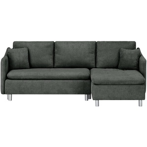 smart Ecksofa  Bonamie ¦ schwarz ¦ Maße (cm): B: 225 H: 87 T: 145