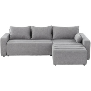 smart Ecksofa  Fania ¦ grau ¦ Maße (cm): B: 257 H: 72 T: 208