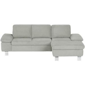 smart Ecksofa  Finola ¦ grau ¦ Maße (cm): B: 240 H: 80 T: 152