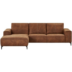smart Ecksofa  Gabriela ¦ braun ¦ Maße (cm): B: 288 H: 83 T: 170.0