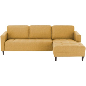 smart Ecksofa  Geradine ¦ gelb ¦ Maße (cm): B: 260 H: 85 T: 170