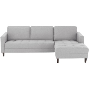 smart Ecksofa  Geradine ¦ silber ¦ Maße (cm): B: 260 H: 85 T: 170