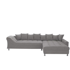 smart Ecksofa  Hanalie ¦ grau ¦ Maße (cm): B: 340 H: 95 T: 226.0