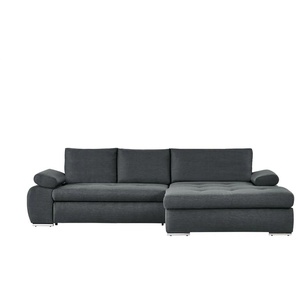 smart Ecksofa  Ibby ¦ grau ¦ Maße (cm): B: 294 H: 73 T: 173.0
