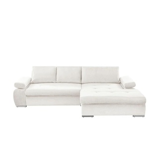 smart Ecksofa  Ibby ¦ weiß ¦ Maße (cm): B: 294 H: 73 T: 173.0