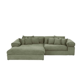 smart Ecksofa  Lianea ¦ grün ¦ Maße (cm): B: 291 H: 86 T: 208.0