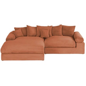 smart Ecksofa  Lionore ¦ rot ¦ Maße (cm): B: 265 H: 86 T: 203.0