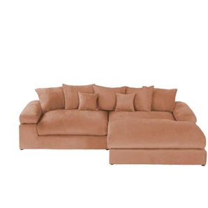smart Ecksofa  Lionore ¦ rot ¦ Maße (cm): B: 265 H: 86 T: 203.0