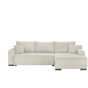 smart Ecksofa Nelly - beige - Materialmix - 270 cm - 85 cm - cm 185,0 | Möbel Kraft