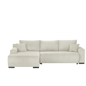 smart Ecksofa Nelly - beige - Materialmix - 270 cm - 85 cm - cm 185,0 | Möbel Kraft