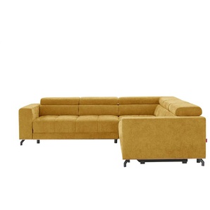 smart Ecksofa   Patricia ¦ gelb ¦ Maße (cm): B: 269 H: 74 T: 269.0