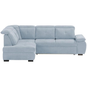 smart Ecksofa  Tamara ¦ blau ¦ Maße (cm): B: 252 H: 90 T: 192.0