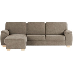 smart Ecksofa  Valencia ¦ braun ¦ Maße (cm): B: 281 H: 90 T: 173