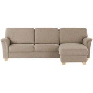 smart Ecksofa  Valencia ¦ braun ¦ Maße (cm): B: 265 H: 90 T: 173