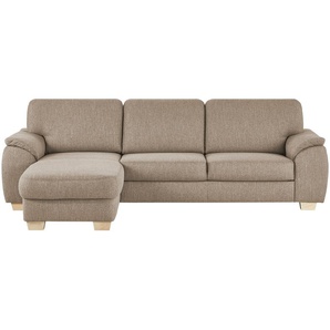 smart Ecksofa  Valencia ¦ braun ¦ Maße (cm): B: 281 H: 90 T: 173