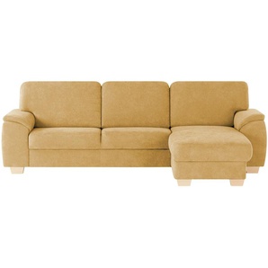 smart Ecksofa  Valencia ¦ gelb ¦ Maße (cm): B: 281 H: 90 T: 173