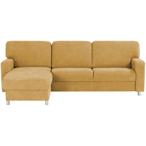 smart Ecksofa  Valencia ¦ gelb ¦ Maße (cm): B: 267 H: 90 T: 173