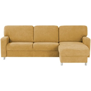 smart Ecksofa  Valencia ¦ gelb ¦ Maße (cm): B: 267 H: 90 T: 173