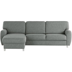 smart Ecksofa  Valencia ¦ grau ¦ Maße (cm): B: 263 H: 90 T: 173
