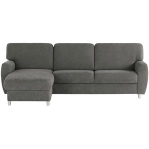 smart Ecksofa  Valencia ¦ grau ¦ Maße (cm): B: 263 H: 90 T: 173