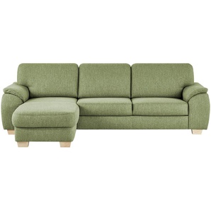 smart Ecksofa  Valencia ¦ grün ¦ Maße (cm): B: 281 H: 90 T: 173