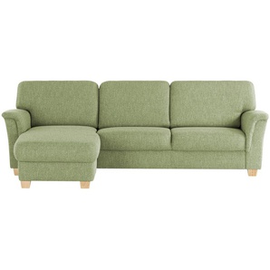 smart Ecksofa  Valencia ¦ grün ¦ Maße (cm): B: 265 H: 90 T: 173