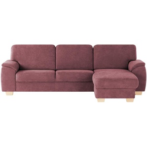 smart Ecksofa  Valencia ¦ rot ¦ Maße (cm): B: 281 H: 90 T: 173