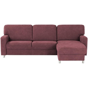 smart Ecksofa  Valencia ¦ rot ¦ Maße (cm): B: 267 H: 90 T: 173