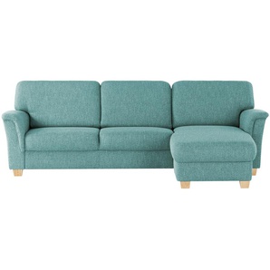 smart Ecksofa  Valencia ¦ türkis/petrol ¦ Maße (cm): B: 265 H: 90 T: 173