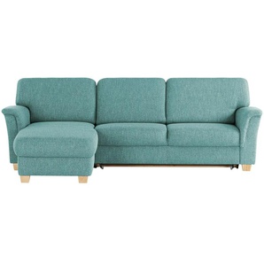 smart Ecksofa  Valencia ¦ türkis/petrol ¦ Maße (cm): B: 269 H: 90 T: 173.0