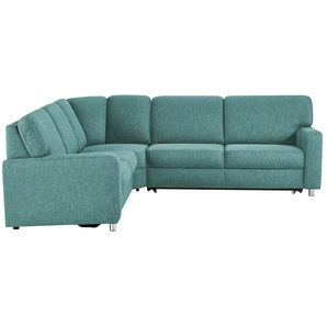 smart Ecksofa Valencia - türkis/petrol - Materialmix - 236 cm - 90 cm - cm 266,0 | Möbel Kraft