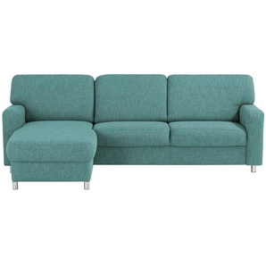 smart Ecksofa Valencia - türkis/petrol - Materialmix - 253 cm - 90 cm - cm 173,0 | Möbel Kraft