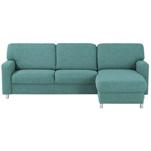 smart Ecksofa Valencia - türkis/petrol - Materialmix - 253 cm - 90 cm - cm 173,0 | Möbel Kraft