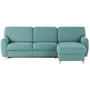 smart Ecksofa Valencia - türkis/petrol - Materialmix - 263 cm - 90 cm - cm 173,0 | Möbel Kraft
