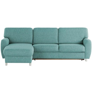smart Ecksofa Valencia - türkis/petrol - Materialmix - 263 cm - 90 cm - cm 173,0 | Möbel Kraft