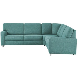 smart Ecksofa Valencia - türkis/petrol - Materialmix - 266 cm - 90 cm - cm 236,0 | Möbel Kraft
