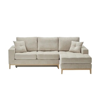 smart Ecksofa  Vivien ¦ beige ¦ Maße (cm): H: 90