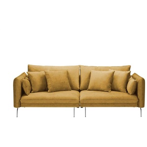 smart Einzelsofa - gelb - Materialmix - 262 cm - 79 cm - cm 114,0 | Möbel Kraft