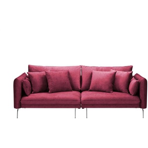 smart Einzelsofa - rot - Materialmix - 262 cm - 79 cm - cm 114,0 | Möbel Kraft